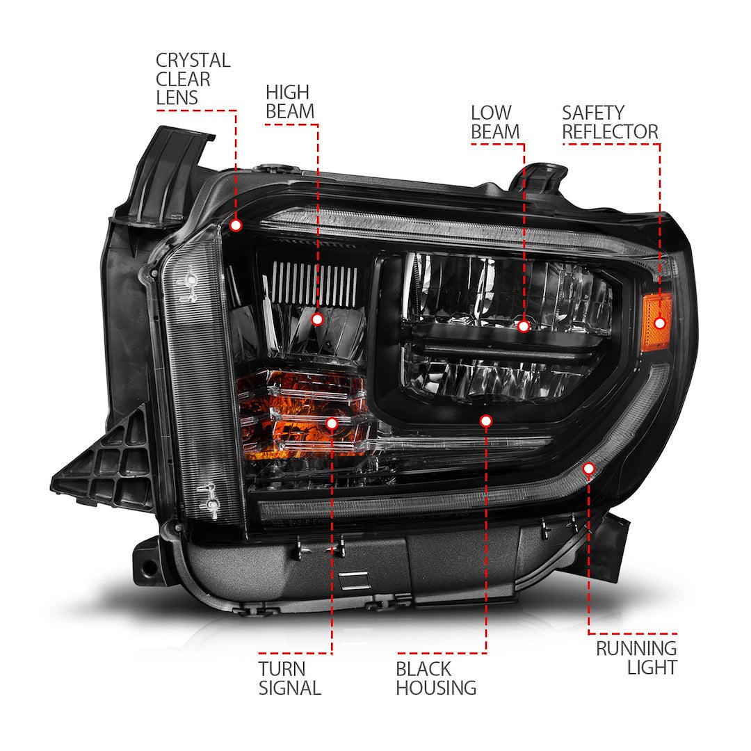 Product of ANZO USA 111531 Standard Beam Headlight Assembly - LED - Set Of 2