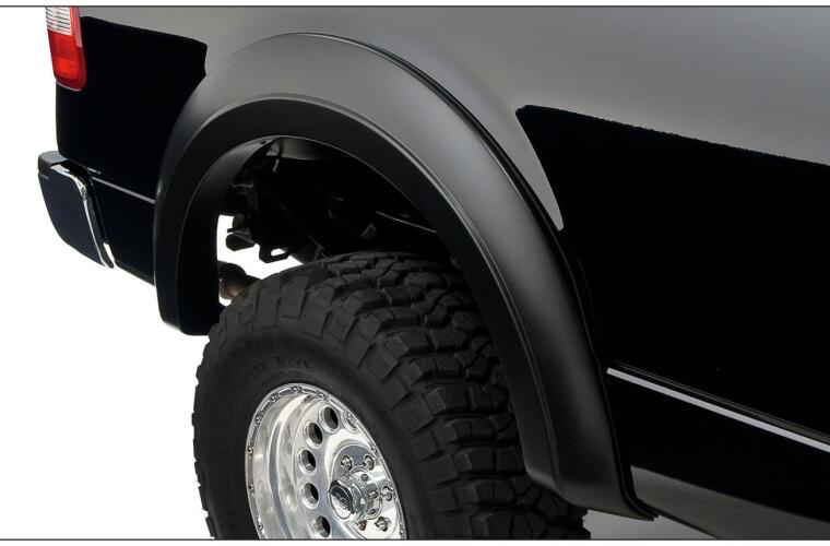 Product of Bushwacker 20915-02 Non-Exposed Fasteners Black Fender Flare - Set Of 4