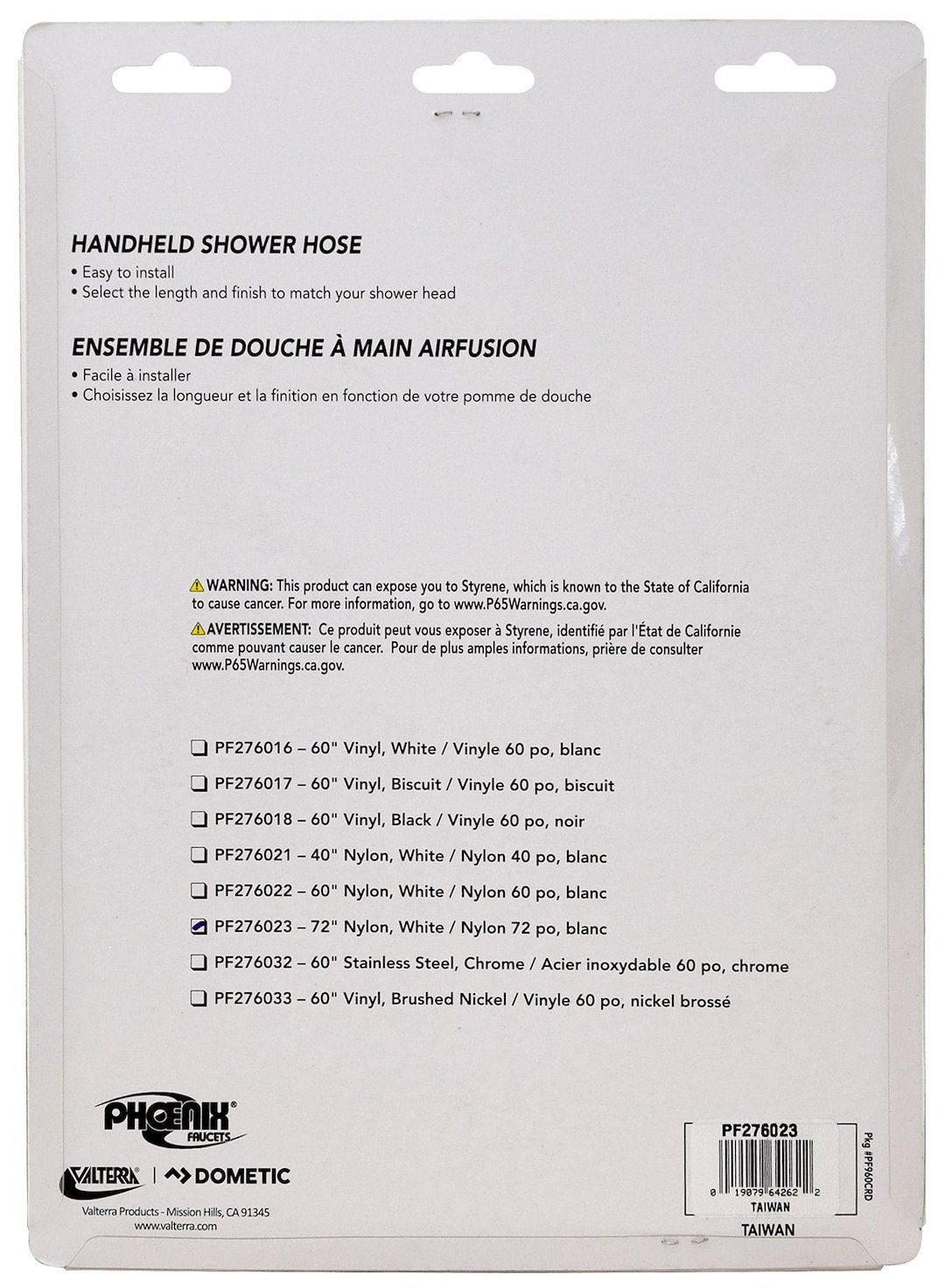Phoenix Products Pf276023 Shower Head Hose||pf276023_2.Jpg||87||v46pf276023||1646951