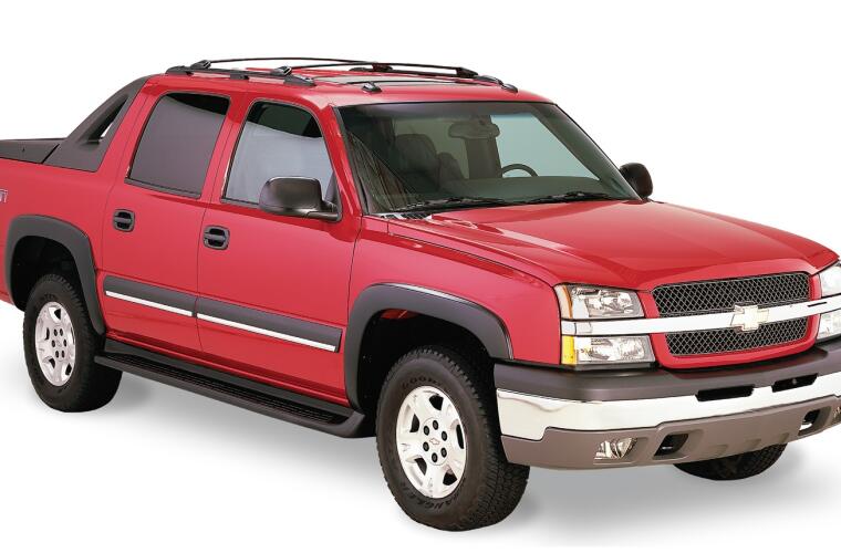 Product of Bushwacker 40933-02 Non-Exposed Fasteners Black Fender Flare - Set Of 4