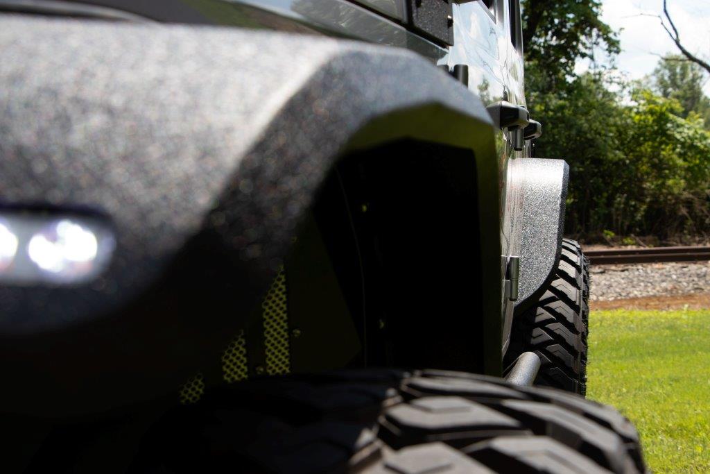 Product of Fishbone Offroad FB23144R Non-Exposed Fasteners Black Fender Flare - Set Of 2