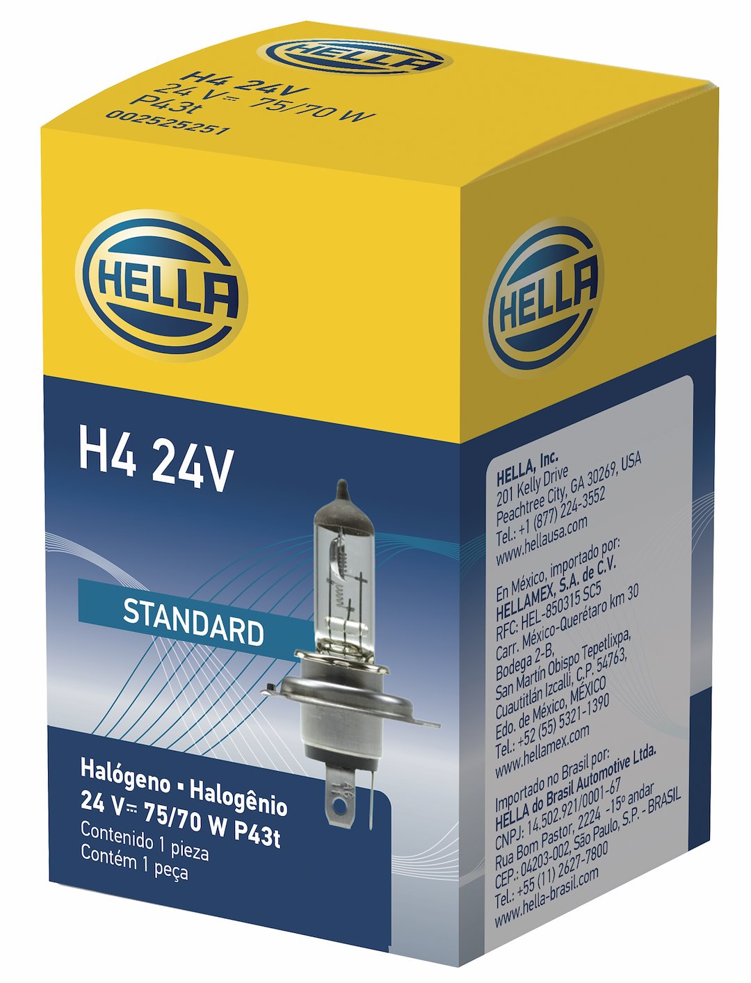 Hella H4 24v Driving/ Fog Light Bulb||h4 24v.Pt95.Jpg||86||h57h424v||1774681