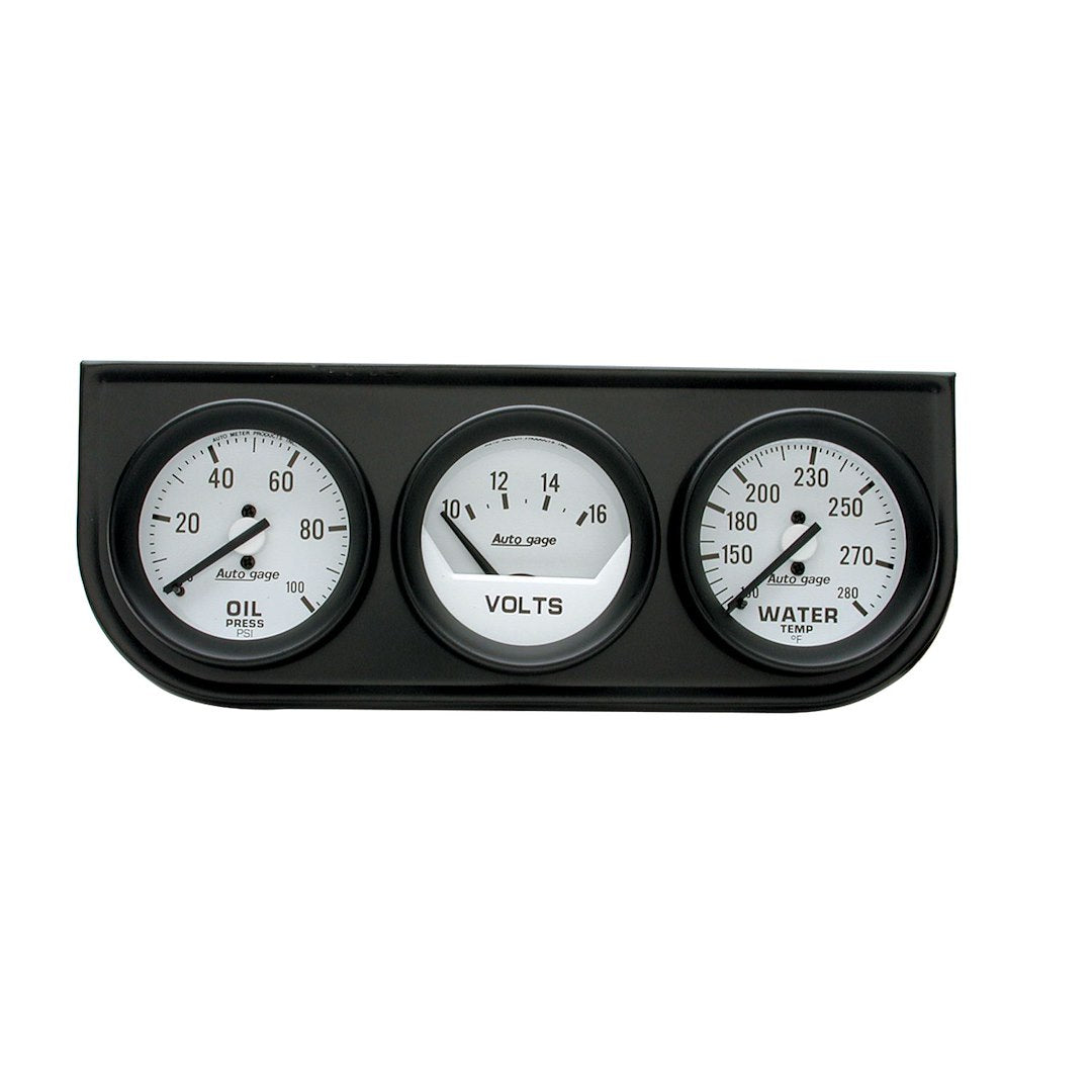 Product of Autometer 2327 Gauge Oil Pressure/ Voltmeter/ Water Temperature