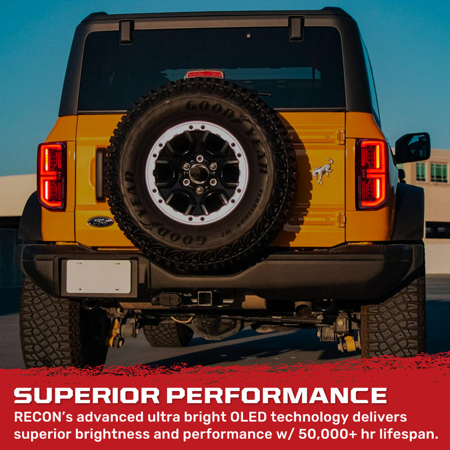 Product of Recon Accessories 264279BK Tail Light Assembly