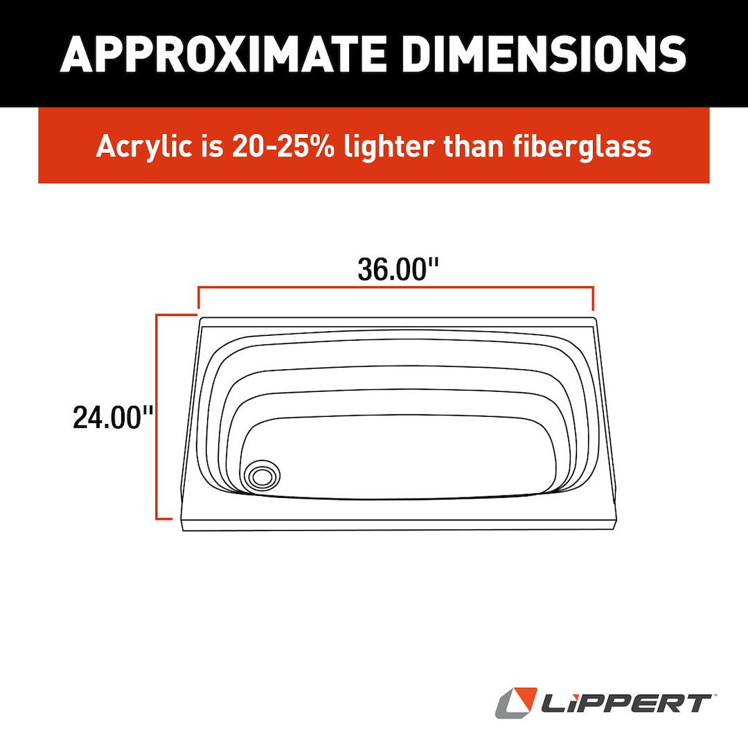 Product of Lippert Components 209372 Bathtub