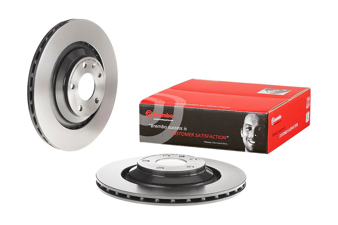 Product of Brembo 09884221C02 Vented 1 Piece Brake Rotor