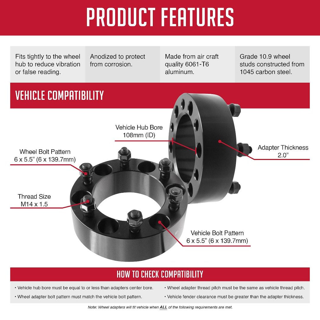 Coyote Wheel Accessories 6550-6550-E108-14 Wheel Adapter||6550-6550-E108-14_1.Jpg||86||rev6550e10814||1699303