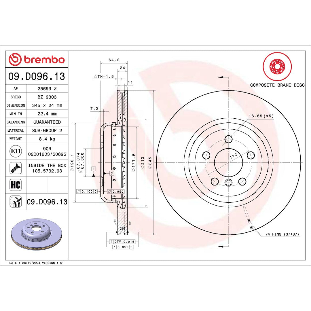 Brembo Kt00824 Brake Kit||09.D096.13_Drw.Jpg||94||brmkt00824||2240197