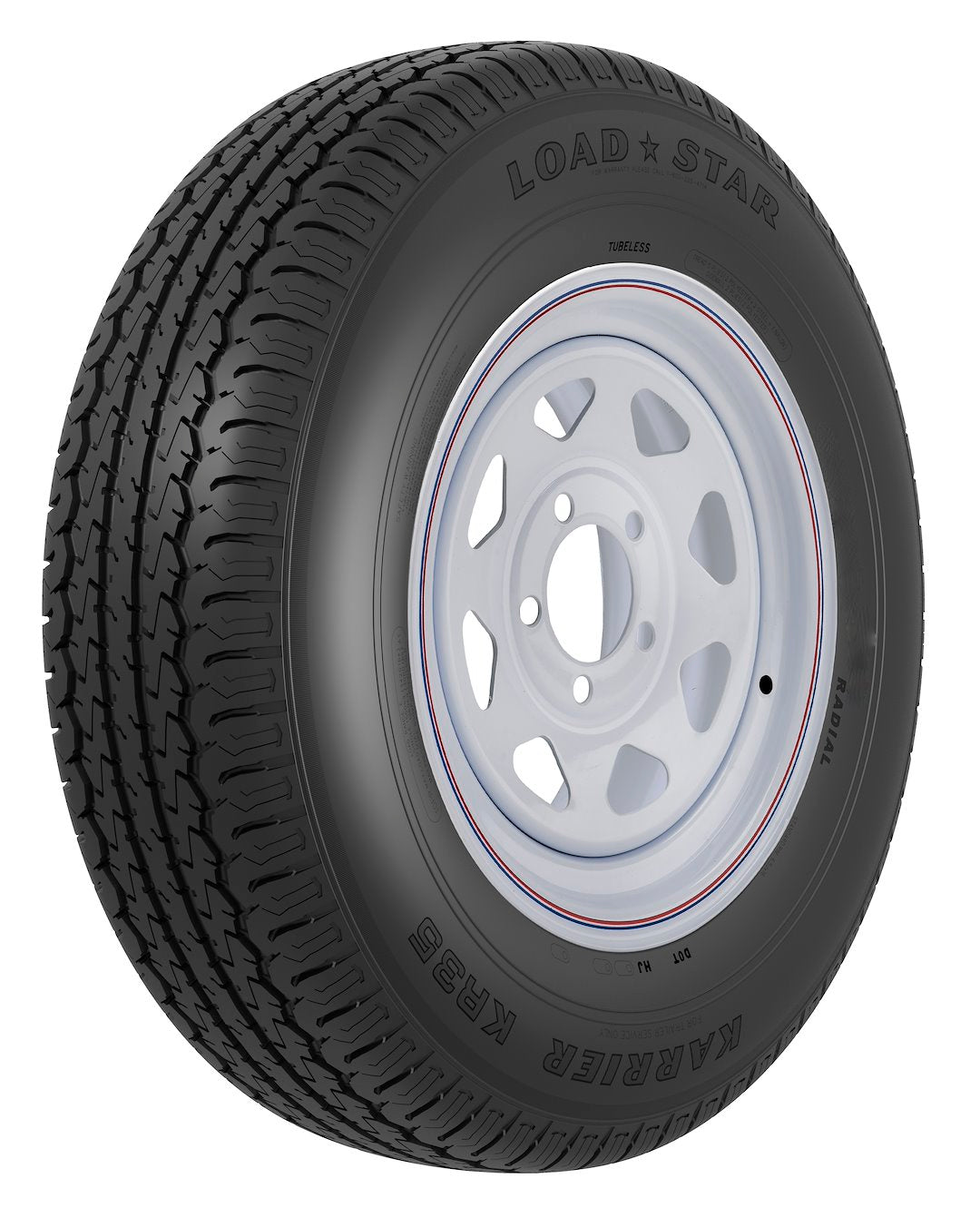 Americana Tire And Wheel 35083 Tire/ Wheel Assembly||kenda Kr35 Assembly-White Spoke W Stripe_5 Lug.Jpg||85||amw35083||1473837