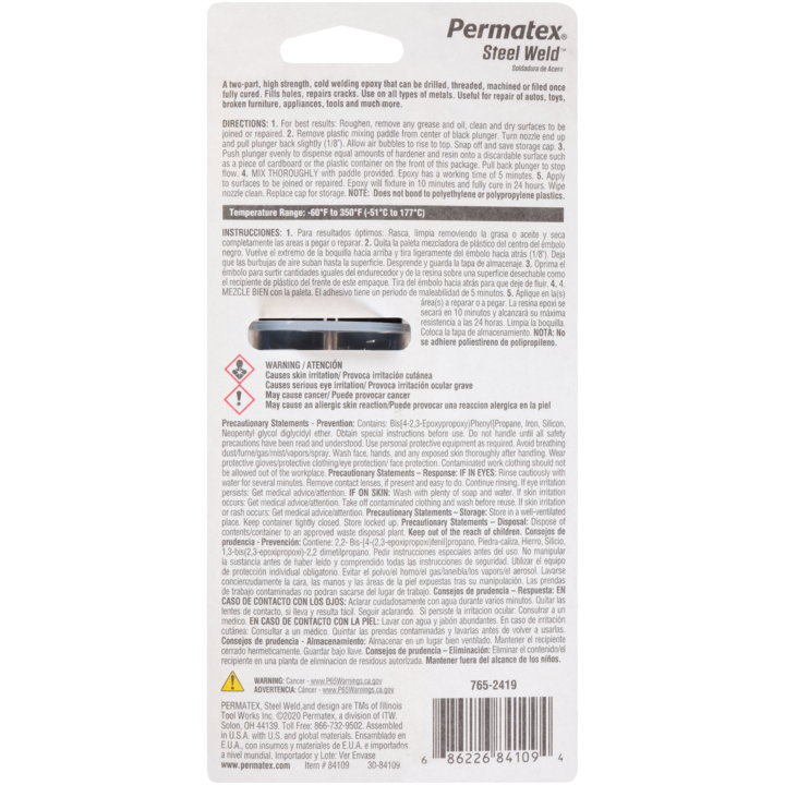 Product of Permatex 84109 Epoxy