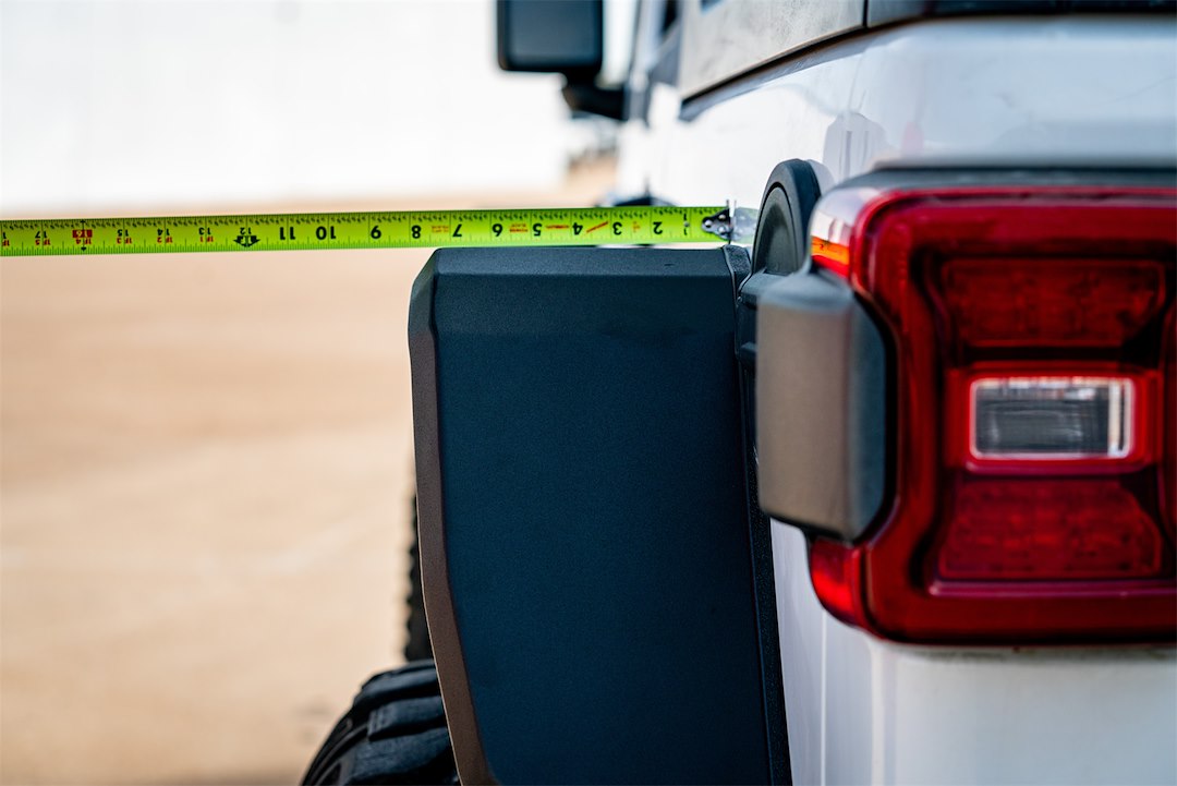 Product of Road Armor 518AFRWB Non-Exposed Fasteners Black Fender Flare -