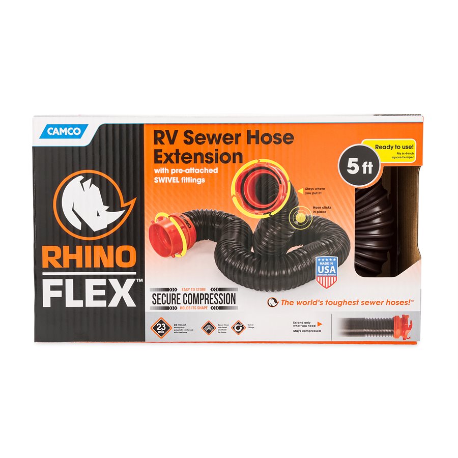 Product of Camco 39765 5 Feet Black Sewer Hose Yes