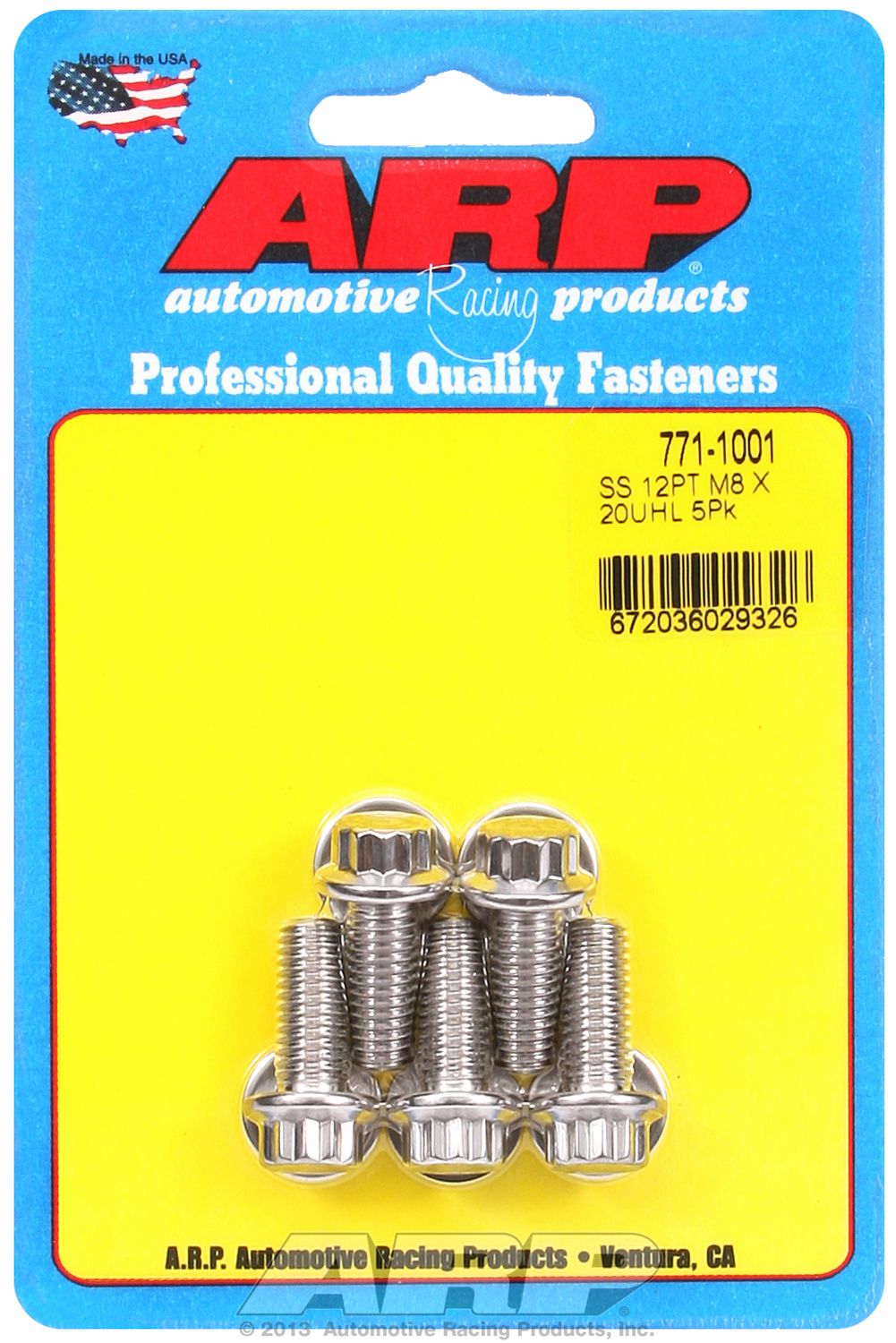 Arp Auto Racing 771-1001 Bolt||771-1001.Jpg||85||a147711001||2235826