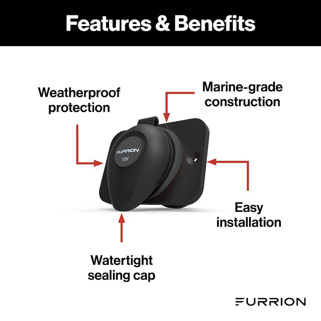Furrion Llc F12vr-Am Receptacle||f12vr-Am_2.Jpg||87||f6n2021123536||1248252