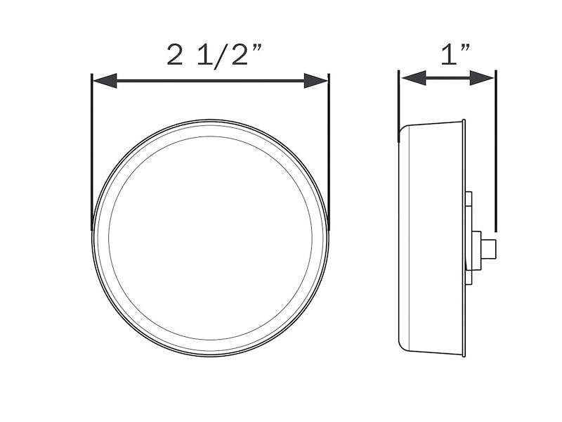 Optronics Mcl57rbp Clearance Light||mcl57rbp_1.Jpg||86||o24mcl57rbp||1623264
