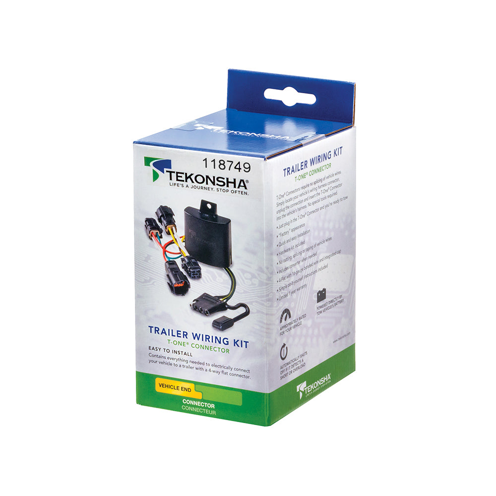 Product of Tekonsha 118749 Vehicle End 4 Flat Trailer Wiring Connector