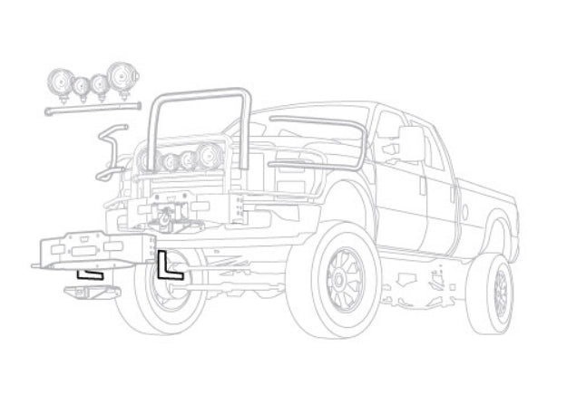 Product of Warn 103008 Winch Mount Installation Kit