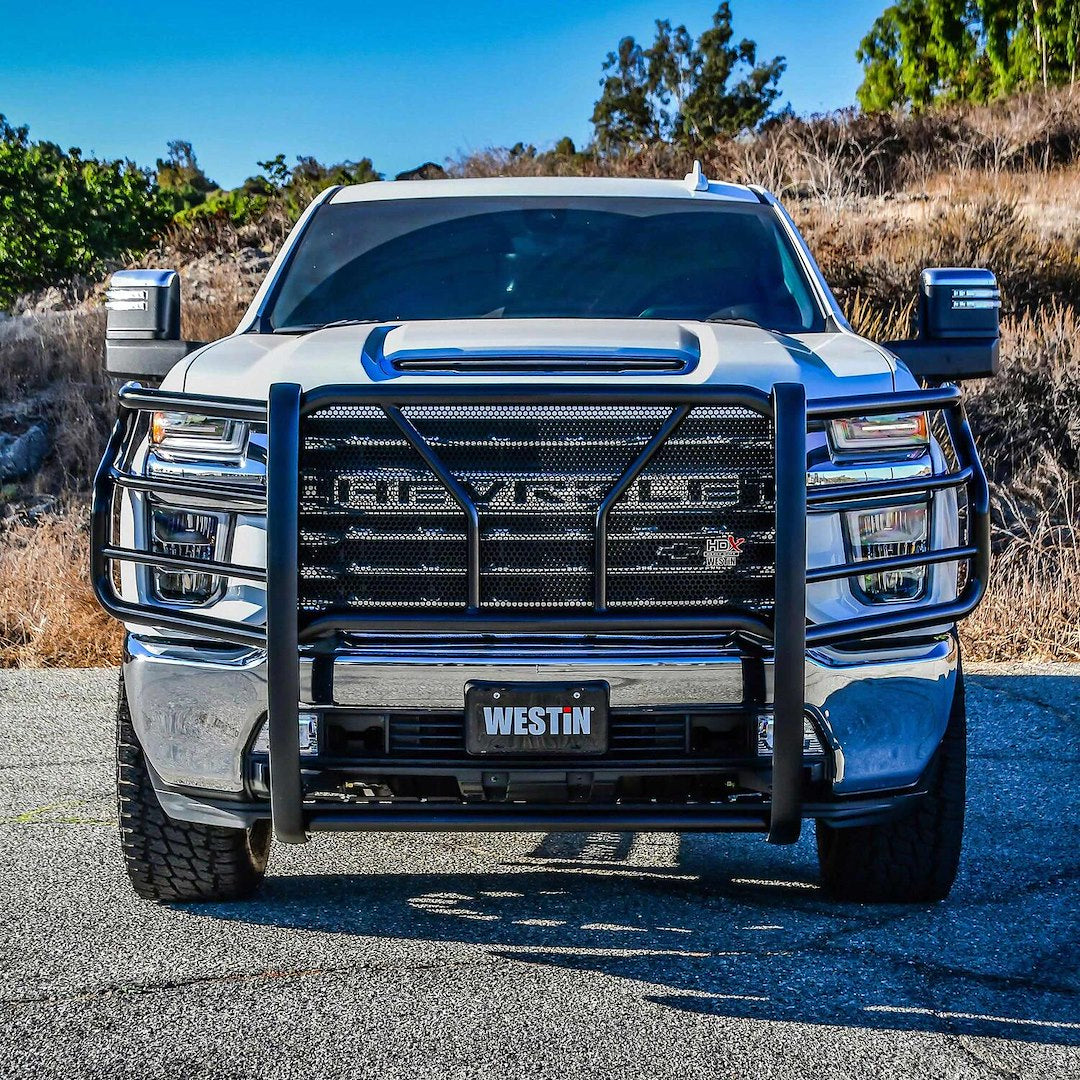 Product of Westin Automotive 57-3995 Grille Guard 1-Piece Black Powder Coated