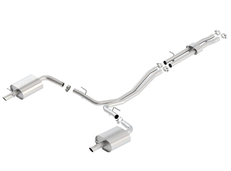 Product of Borla 140659 S-Type Cat Back System Dual Exhaust System Kit