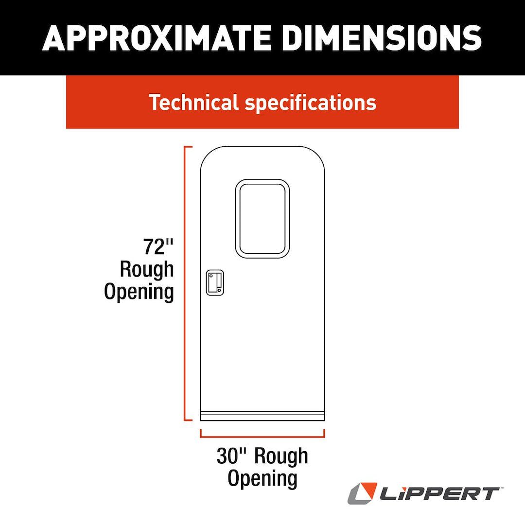 Product of Lippert Components V000384493 Entry Door