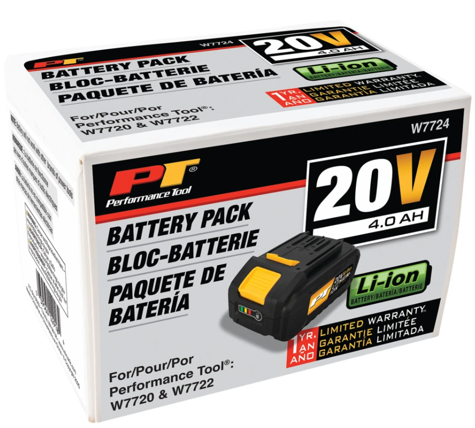 Performance Tool W7724 Power Tool Battery||w7724_2.Png||87||ptlw7724||2218297