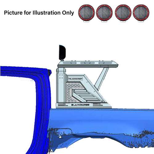 Product of Black Horse Offroad AR2-05BA3-PLFR  Truck Bed Bar