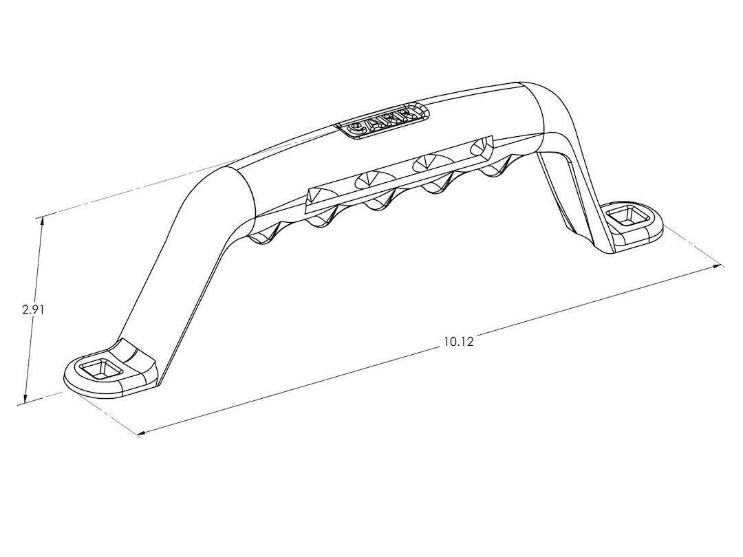 Carr 200031 Exterior Grab Bar||acc_Grb_Lineart.Jpg||88||c22200031||1572602