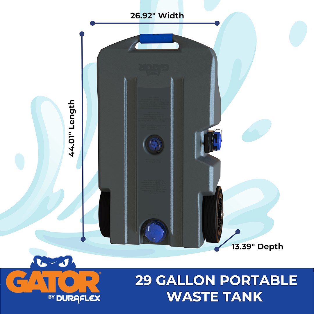 Duraflex 21903g Portable Waste Holding Tank||dur_21903g_29 Gallon Tote Tank_B2c_3.Jpg||87||dur21903g||1624227