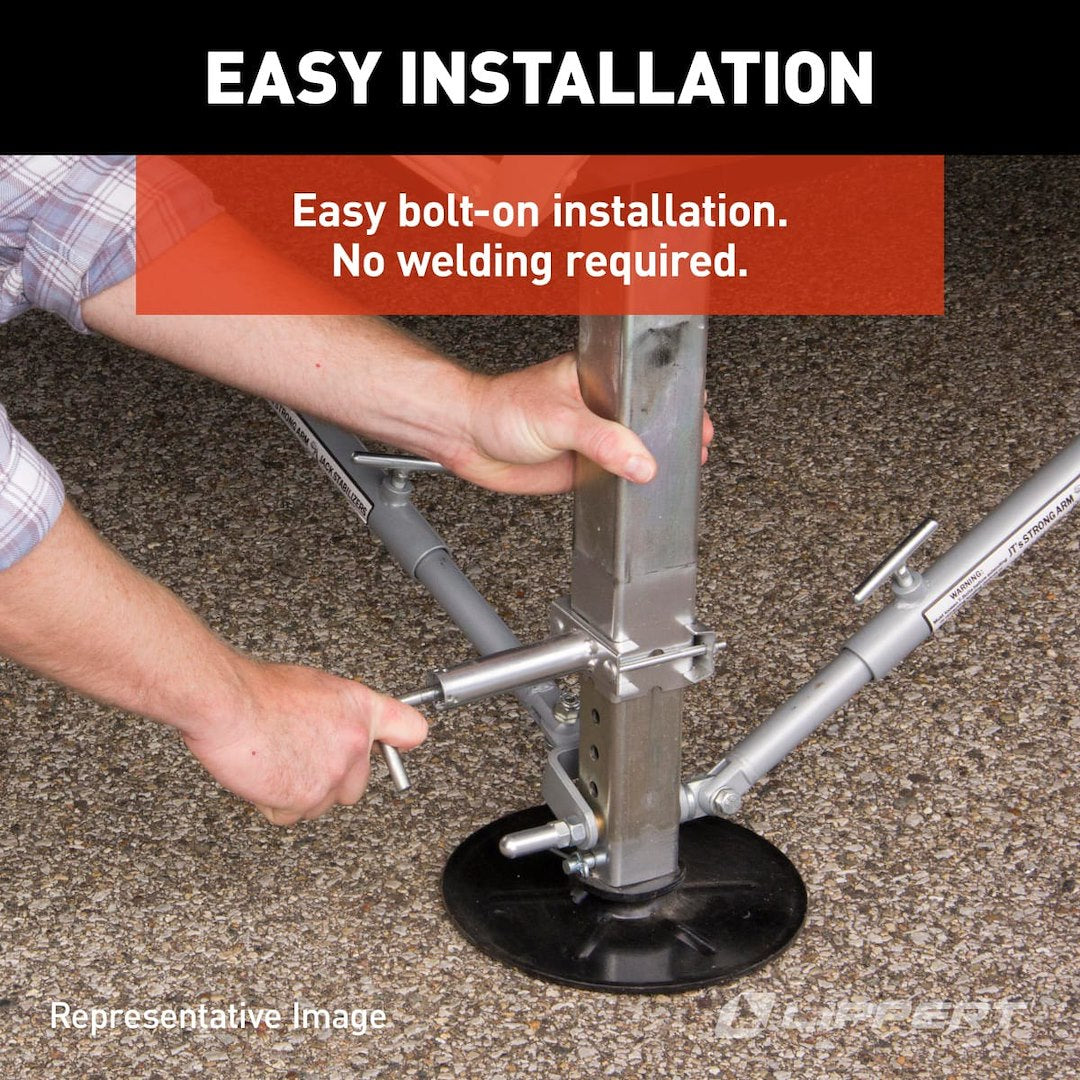 Product of Lippert Components 191023 Trailer Stabilizer Jack Stand Lock Arm