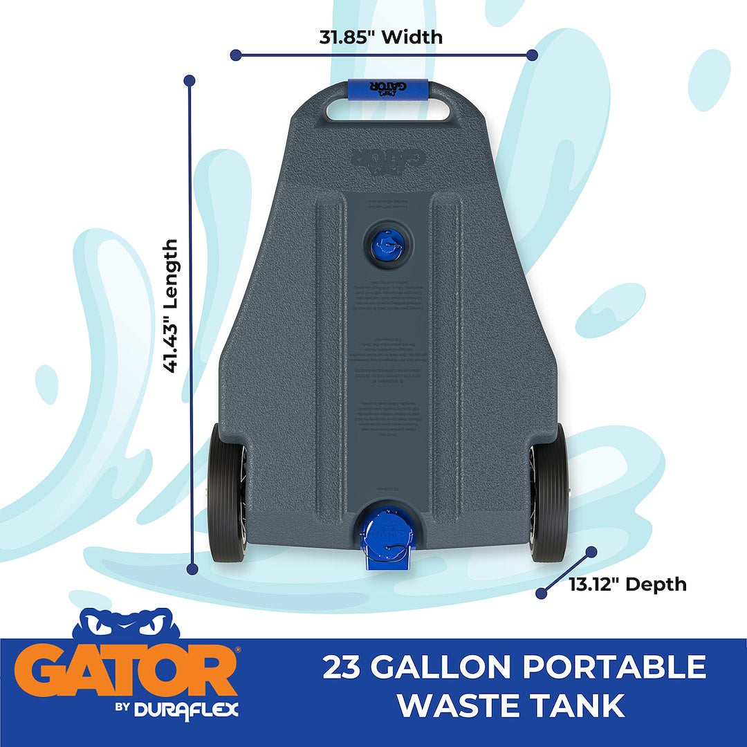 Duraflex 21902g Portable Waste Holding Tank||dur_21902g_23 Gallon Tote Tank_B2c_3.Jpg||87||dur21902g||1611537