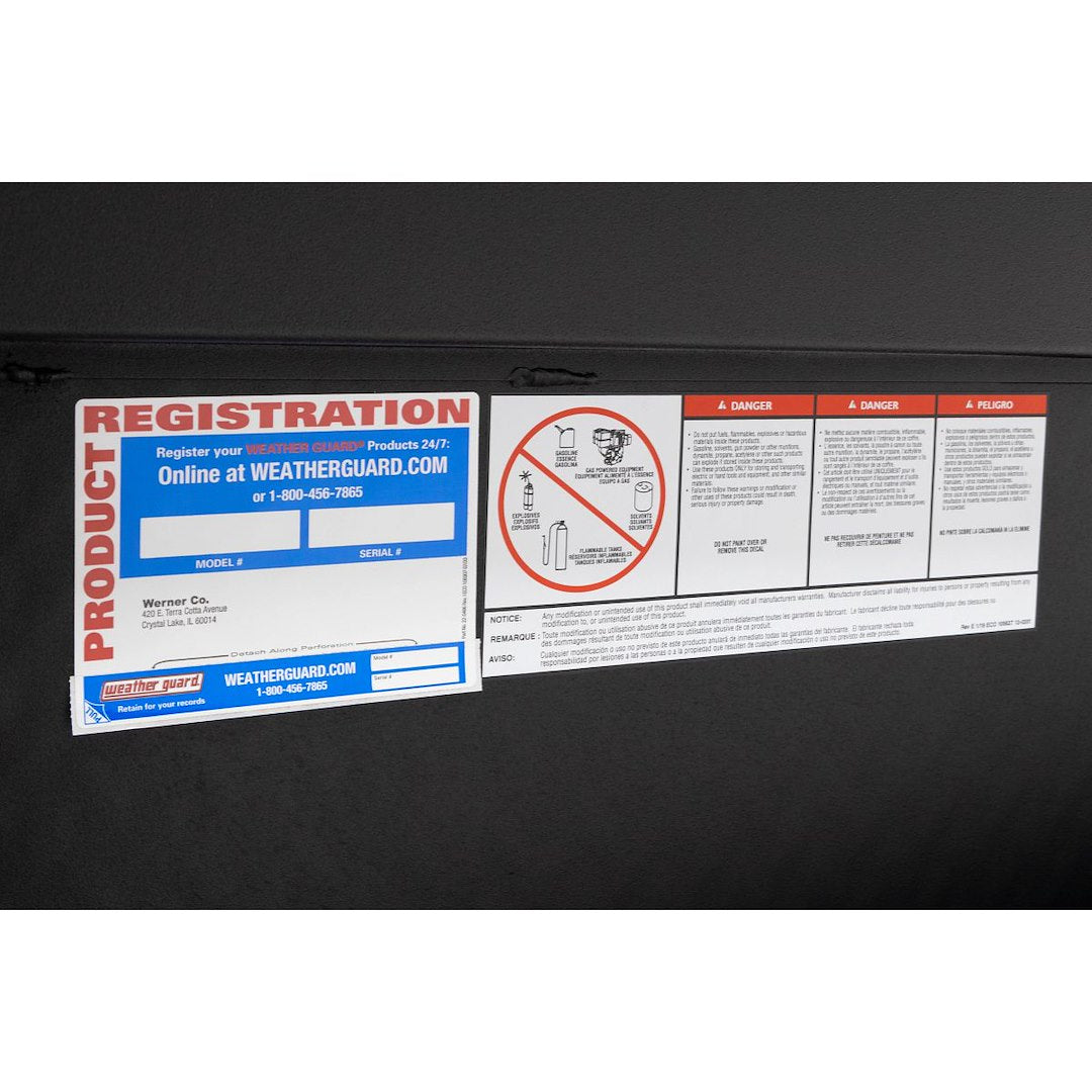 Product of Weather Guard (Werner) 184-52-04 Low Profile Toolbox