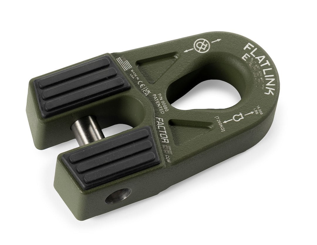 Factor 55 00080-14 Winch Cable Shackle Mount||00080-Od-Grn-2.Jpg||86||fac0008014||1689279