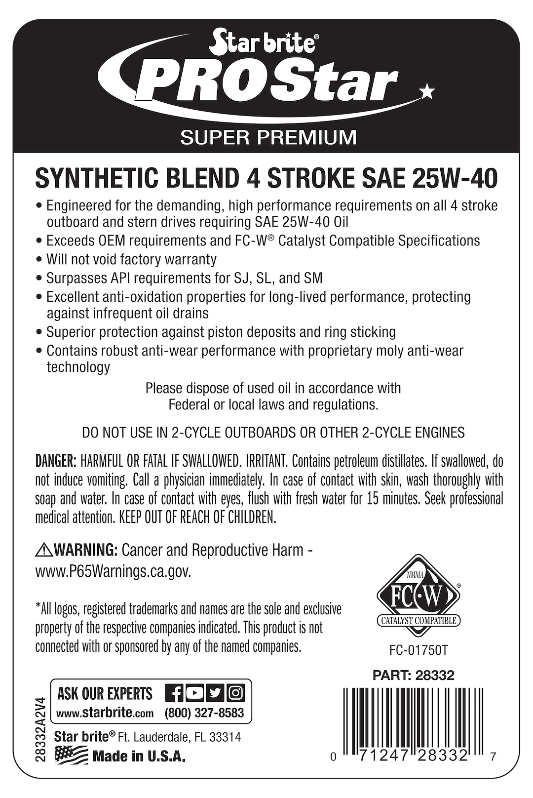 Product of Star Brite 028332 Oil