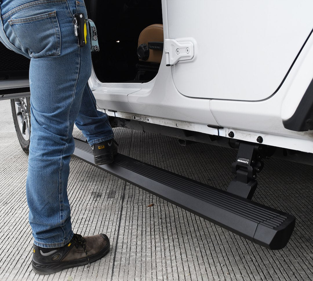 Product of Go Rhino 20450674T E-Board E1 Running Board