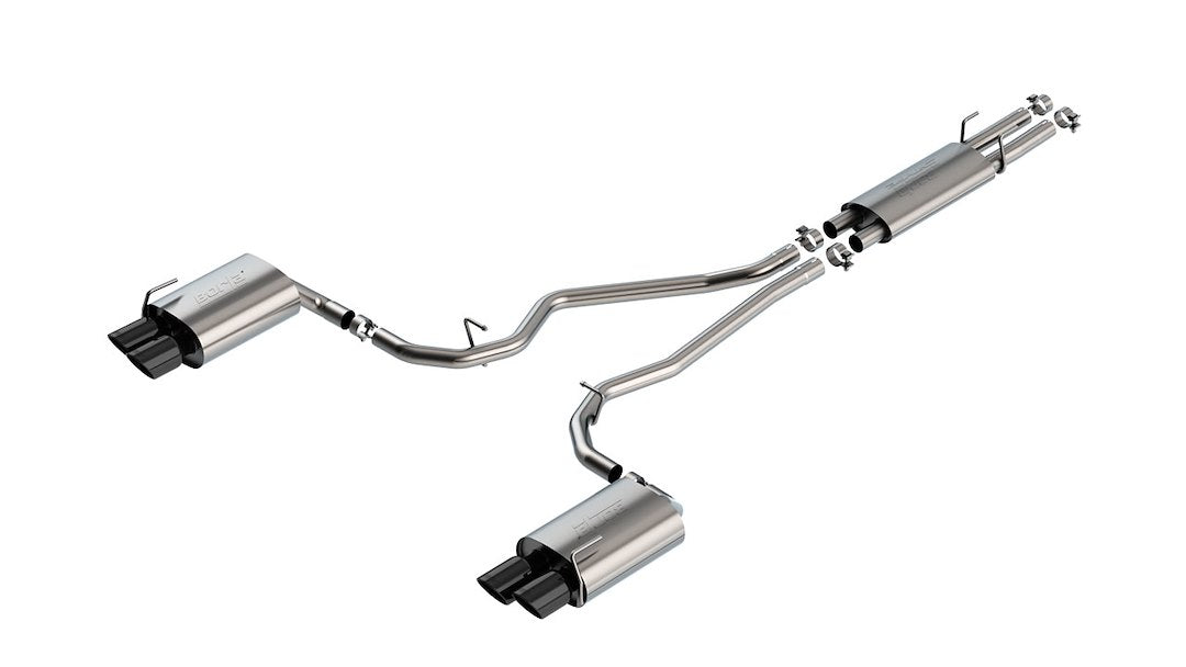 Product of Borla 140820BC S-Type Cat Back System Dual Exhaust System Kit