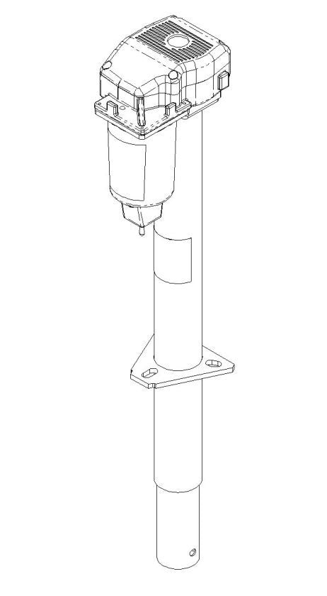 Product of Pro Series Hitch 500198 2500 Pound Manual Trailer Tongue Jack