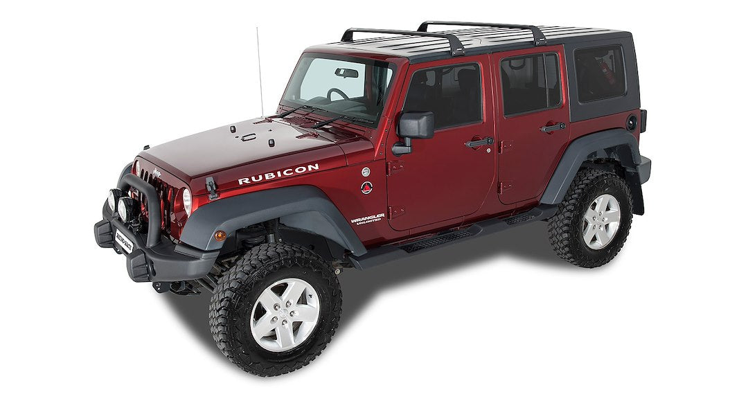 Product of Rhino-Rack USA SG59 50 Inch Front Bar/ 50.8 Inch Rear Bar Black Roof Rack Cross Bar - Set Of 2