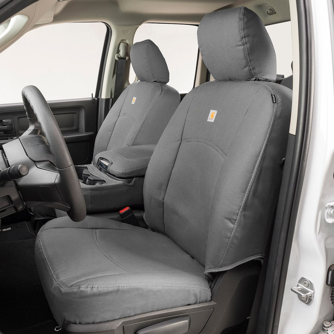 Product of Covercraft GTD4194ABCAGY Carhartt® PrecisionFit® Carhartt Gravel 1000 Denier Nylon Seat Cover