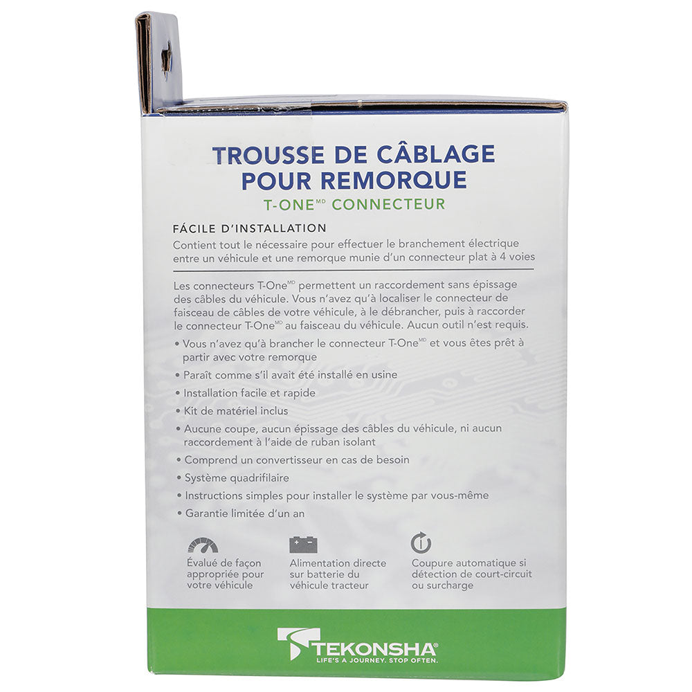 Product of Tekonsha 118764 Vehicle End 4 Flat Trailer Wiring Connector