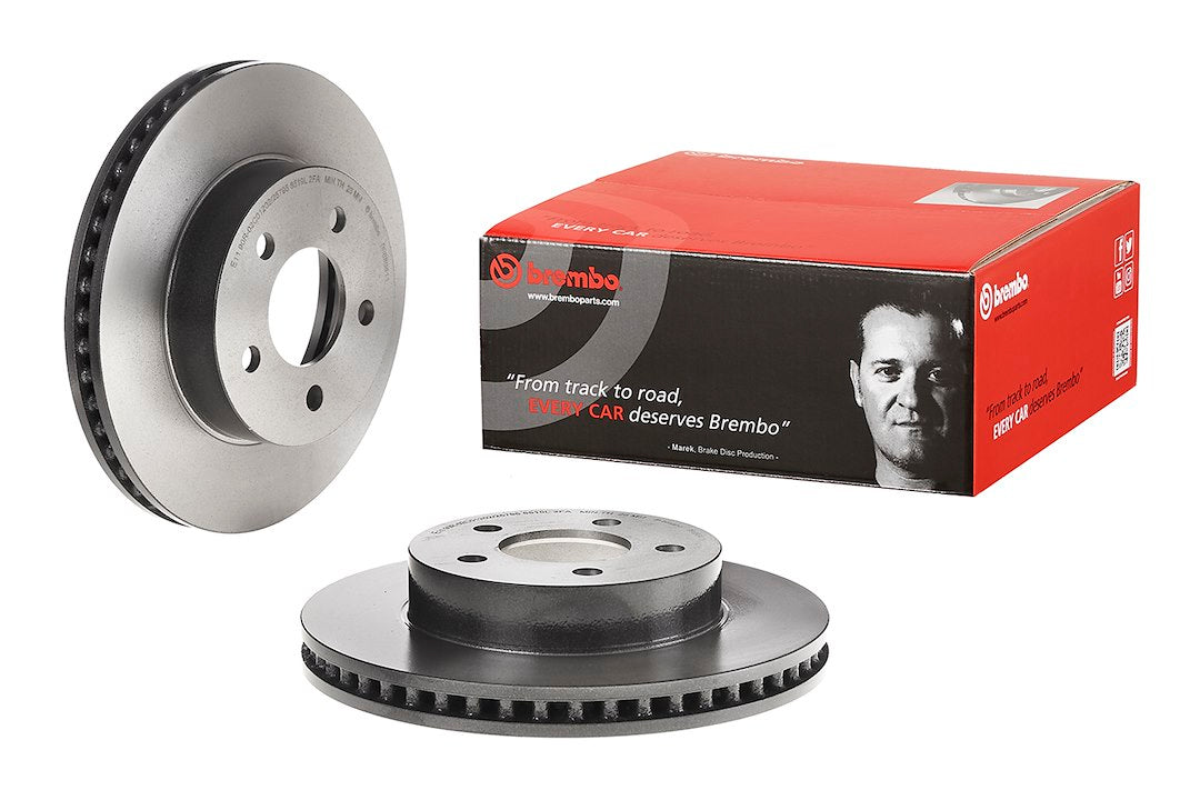 Product of Brembo 09886411C02 Vented 1 Piece Brake Rotor