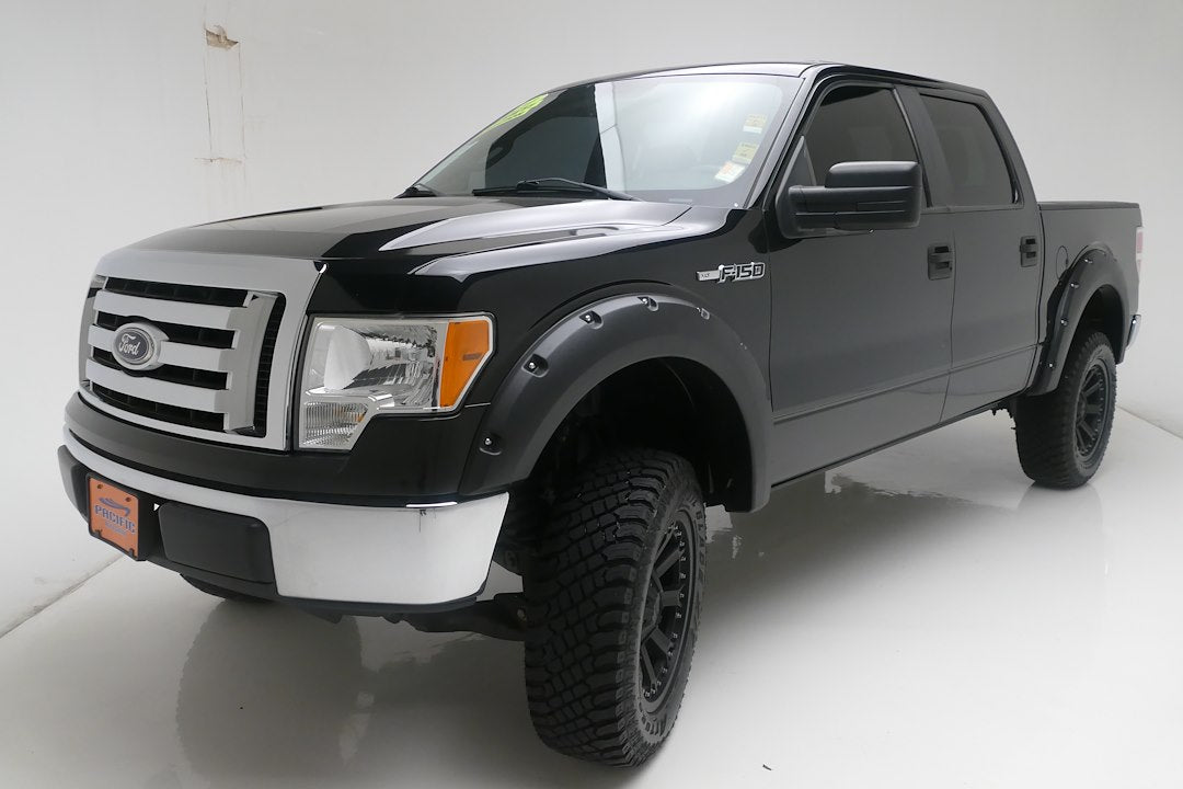 Product of TrailFX PFFF3006S Pocket Style/ Exposed Fasteners Black Fender Flare - Set Of 4