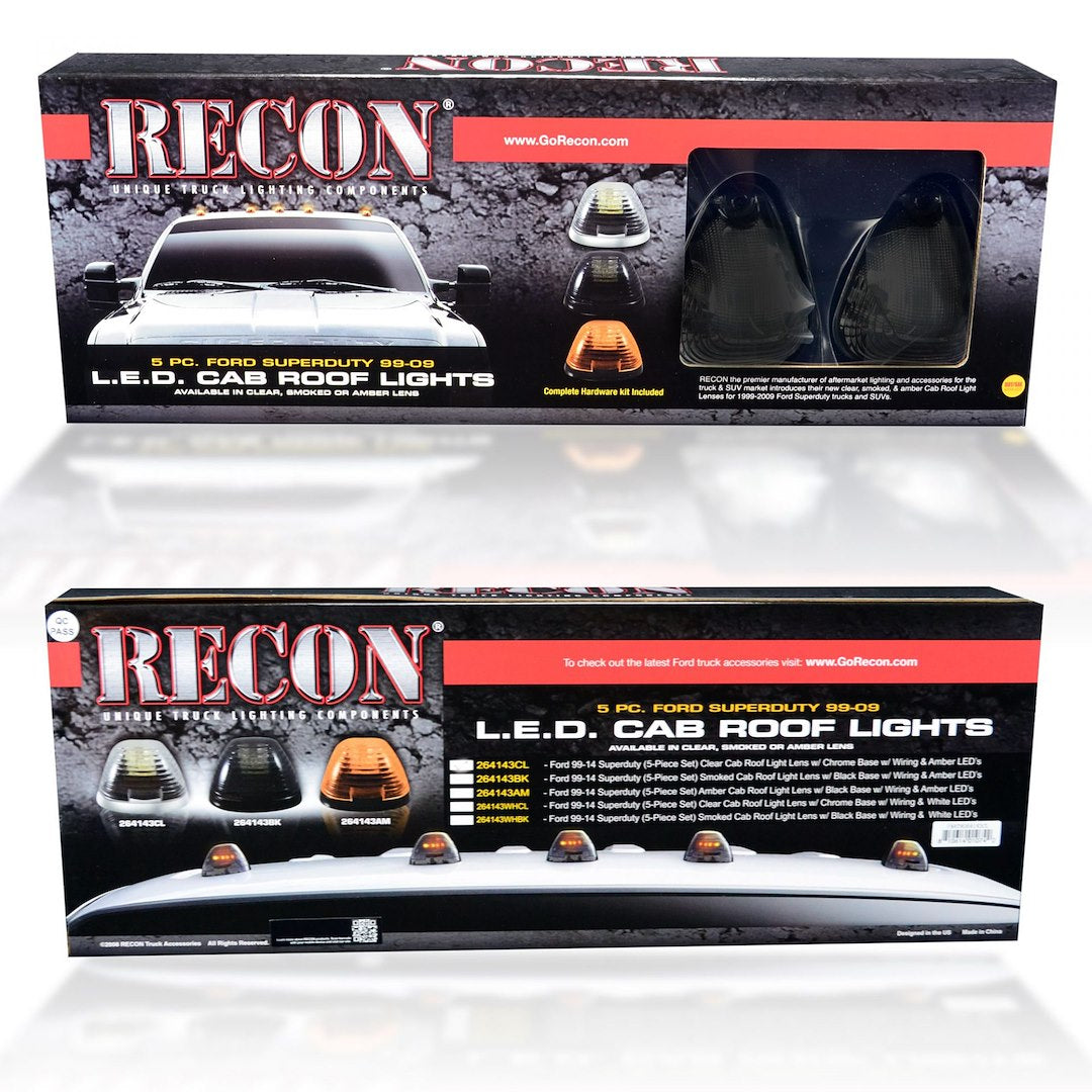 Product of Recon Accessories 264143whbk Roof Marker Light - Led