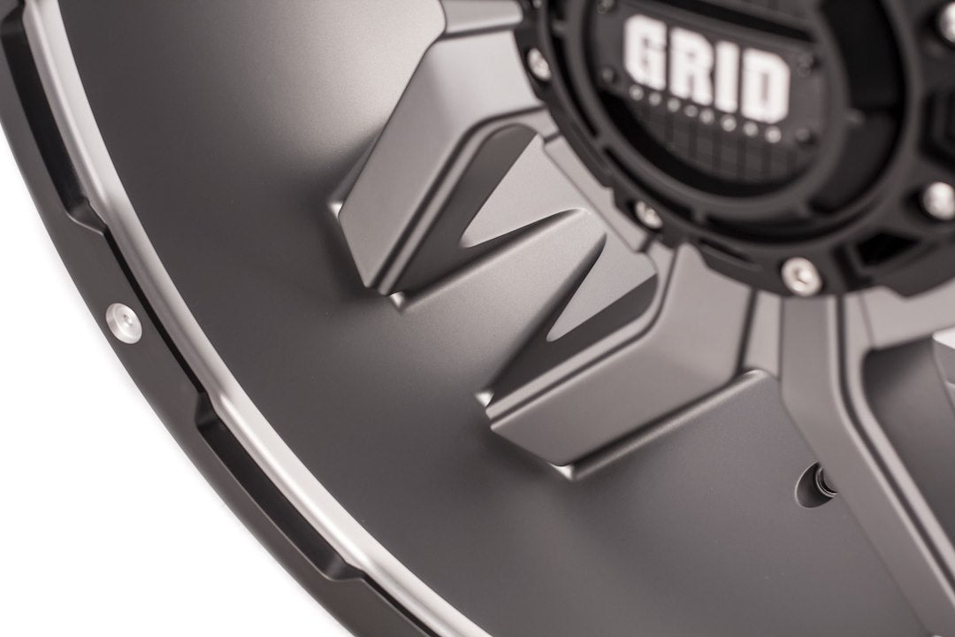 Product of Grid Wheels 20x9 Anthracite With Black Lip Wheel - Not Applicable Bolt Pattern