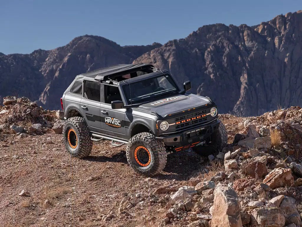 Product of Havoc Offroad HFB-06-003 HN2 Nerf Bar With Drop Down Steps