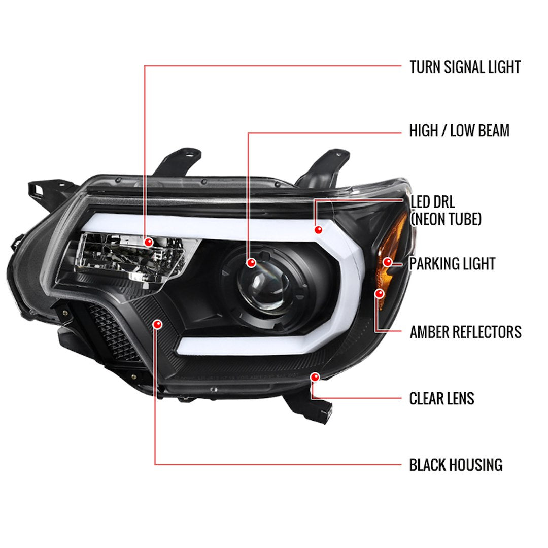Spec-D Tuning 2lhp-Tac12jm-Tm Headlight Assembly||2lhp-Tac12jm-Tm_8.Jpg||93||sdtptac12jmtm||984528