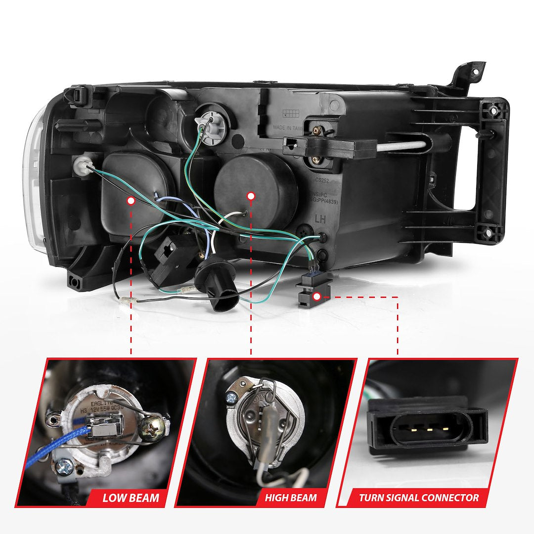 Anzo Usa 111490 Headlight Assembly||111490_V5.Jpg||87||a1r111490||1540250