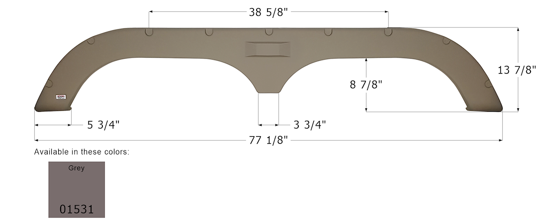 Product of Icon 01531 Fender Skirt