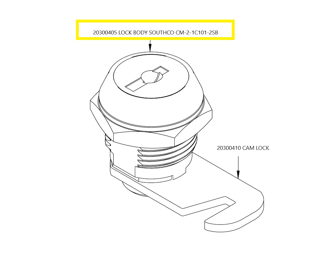 Bal Rv 20300405 Lock Cylinder Cam||20300405.Png||85||a6e20300405||2468291