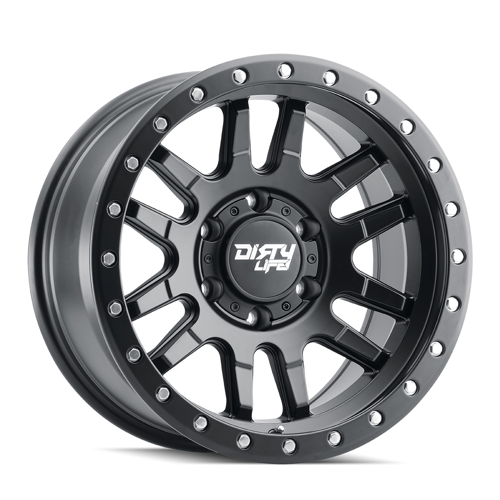 Product of Dirty Life Race Wheels 17x9 Black Wheel - 6x5.50 Bolt Pattern