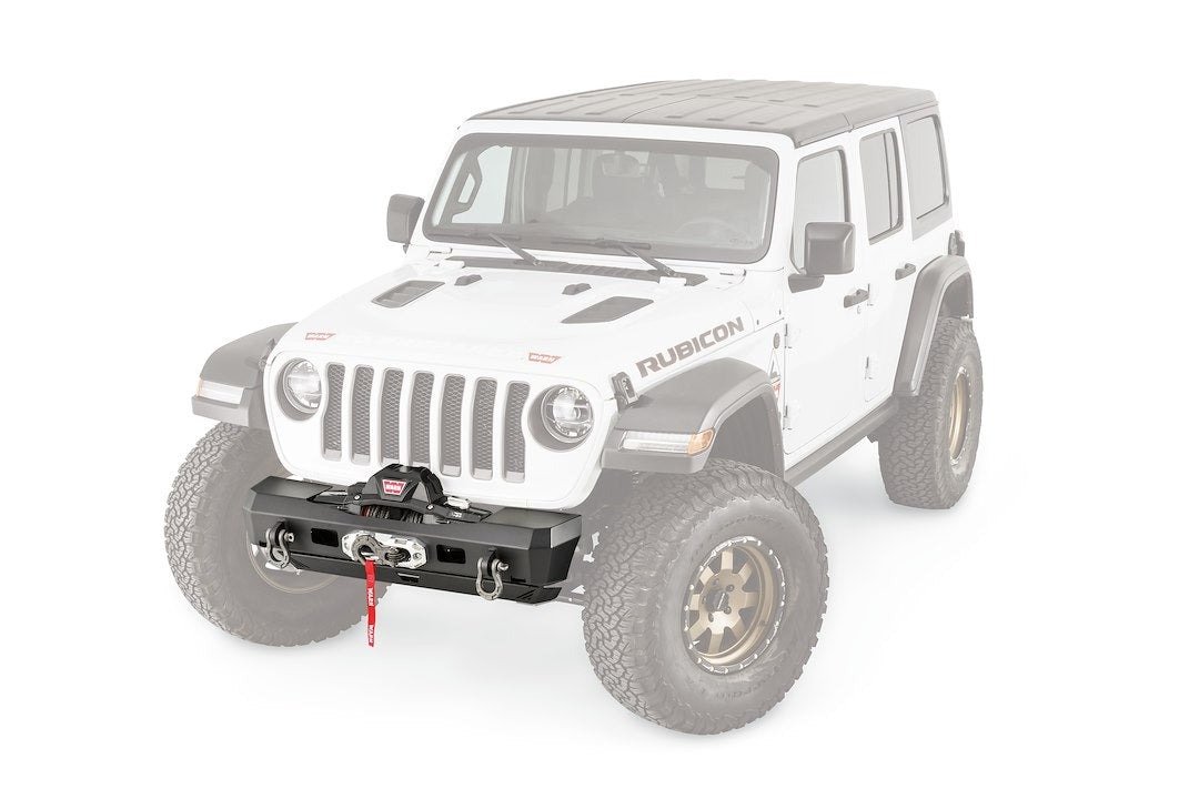 Product of Warn 101325 Elite Series Steel Powder Coated Bumper